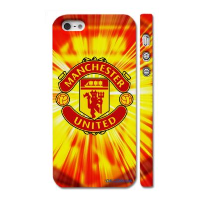 Чехол c логотипом английского клуба "Manchester" на Айфон 5