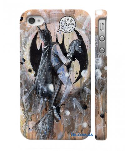 Прикольный Swage чехол на iPhone 4, 4S сон Бетмена