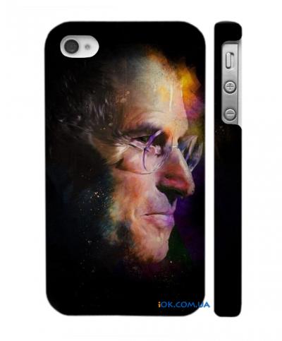 Классный чехол с фото Стива Джобса для iPhone 4, 4S 