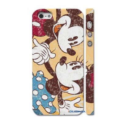 Пластиковый чехол для iPhone 5, Микки и Минни