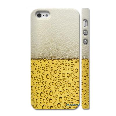 Прикольный чехол - накладка для iPhone 5, игристое пиво