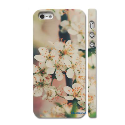 Cтильный женский чехол для iPhonе 5 "яблоневый цвет" Cтильный женский чехол для iPhonе 5 "яблоневый цвет"