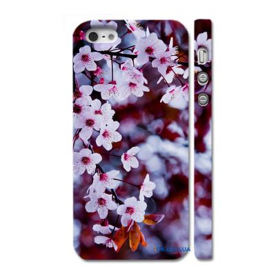 Женский чехол для iPhonе 5, вишня в цвету