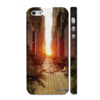 Стильная накладка на iPhone 5  Рассвет в городе