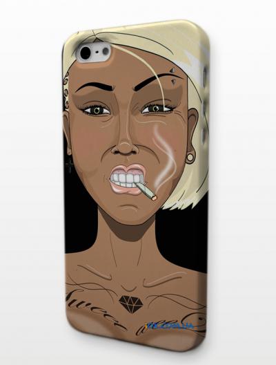 Купить чехол для 5 iPhone с дизайном Swag девушки