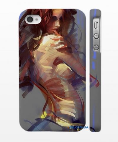 Стильный Swag чехол на iPhonе 4, 4S Силуэт девушки Стильный Swag чехол на iPhonе 4, 4S Силуэт девушки