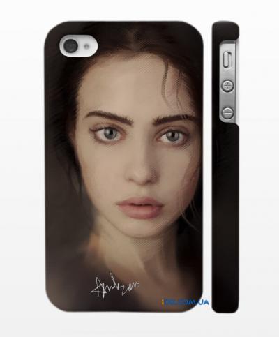Авторская накладка от Анет для iPhone 4, 4S  Глаза