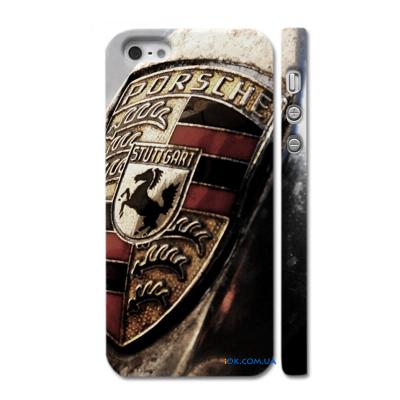 Крутая накладка с логотипом Порше на iPhone 5
