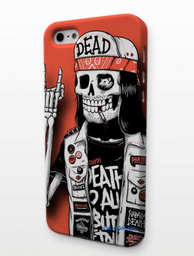 Крутая пластиковая накладка на iPhone 5, череп Swag